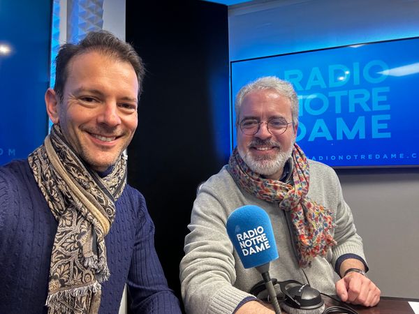 Hugo Billart et Haïm Dimer chez Radio Notre Dame